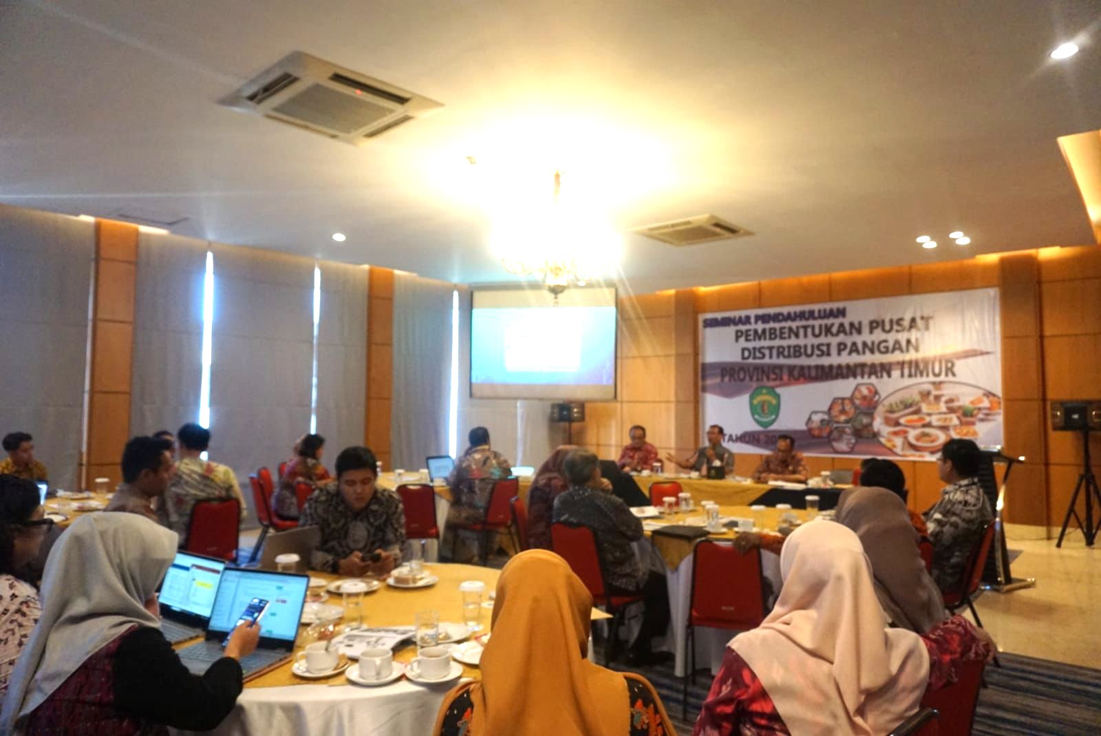 Seminar Pendahuluan Pembentukan Pusat Distribusi Pangan Provinsi Kalimantan Timur